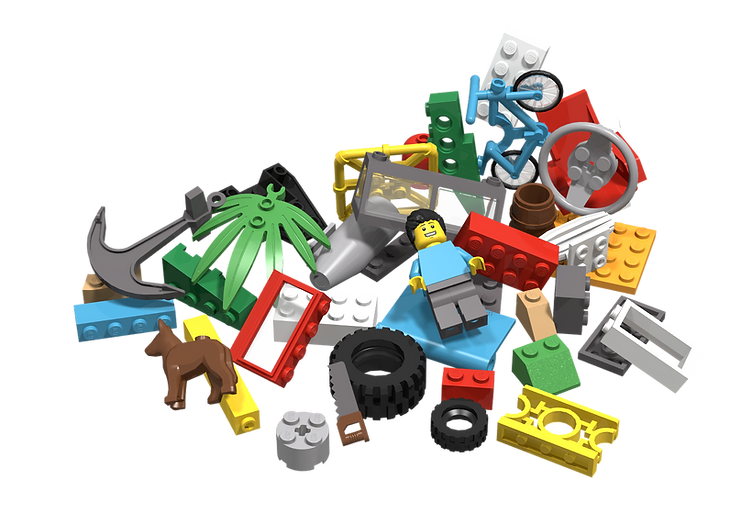 Bulk LEGO Parts Together